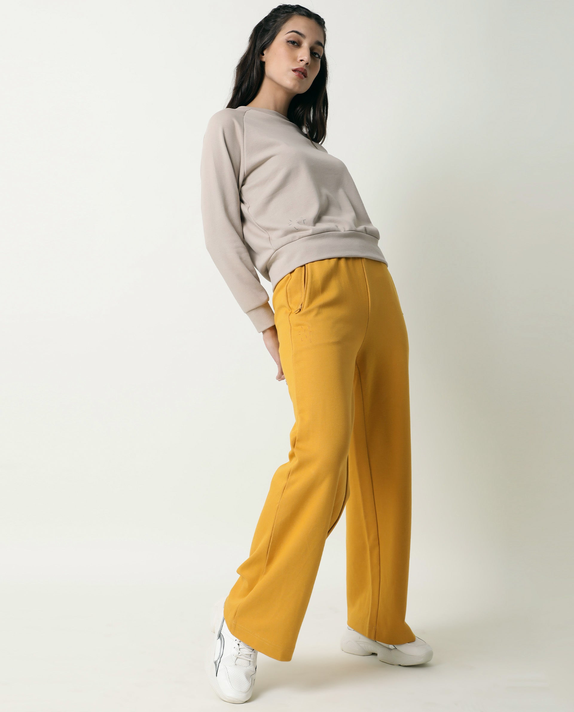 Buy Yellow Trousers & Pants for Women by SELVIA Online | Ajio.com